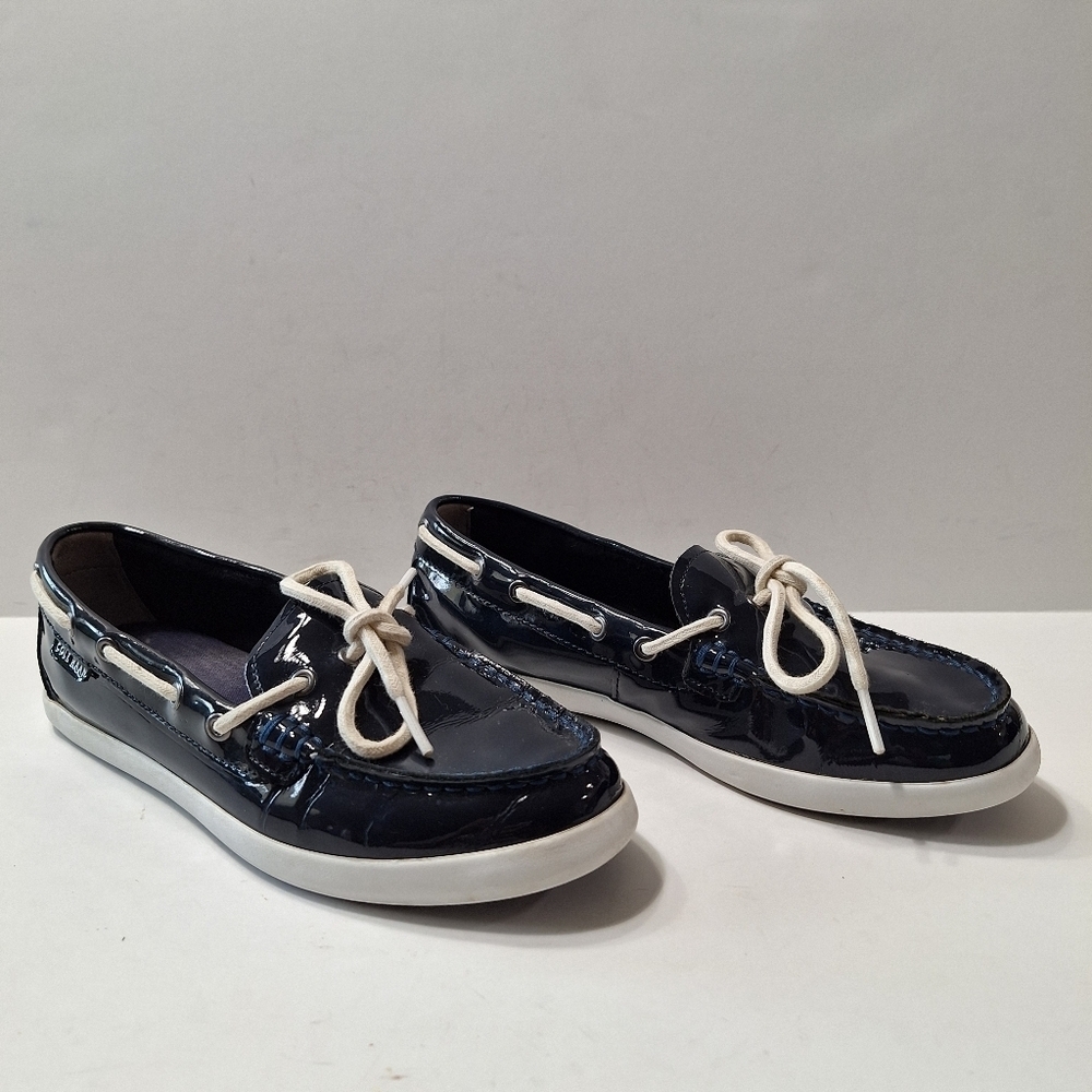 Cole Hann Preppy Navy Nantucket Camp Moc Gorpcore Nautical Boat Shoe Size 7
